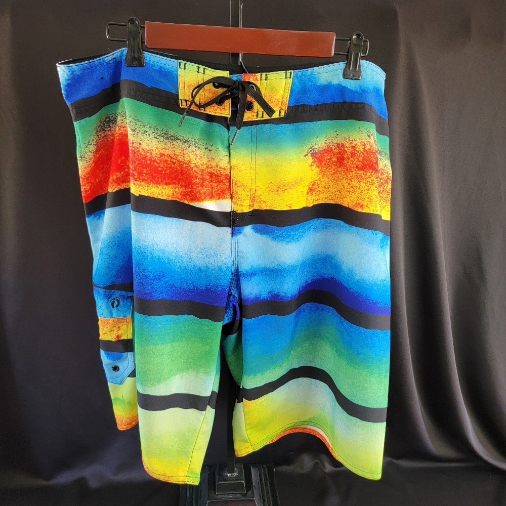 Hang Ten Men’s Board Shorts 36 Waist Swim Trunks